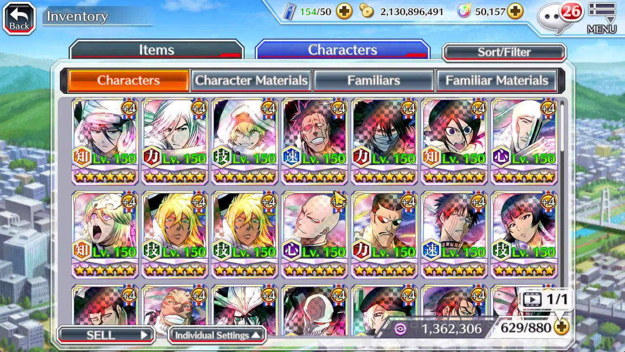 Epic Seven Accounts Mid-Tier [GLOBAL]50K Orbs|SoulReaper(Shunsui,Jushiro),TYBW25 Renji,Rukia 10th 9