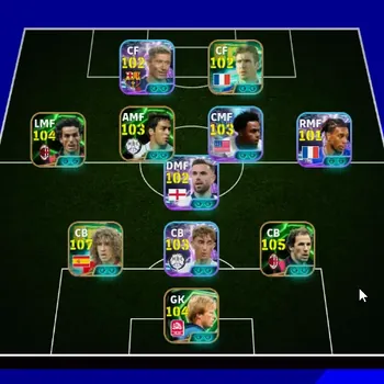 eFootball Accounts Legends & Iconic Players Mobile |PW 3200|Epic Puyol Baresi Donadoni OliverKhan Raul DirkKuyt HadjiDiouf