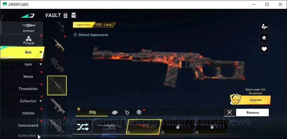 Blood Strike Accounts Rare Skin ASIA|ULTRA MELEE Butterfly Knife|Ultra [AK47-Hellbound],Legendary 10