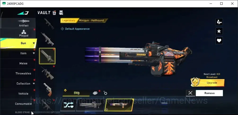 Blood Strike Accounts Rare Skin ASIA|ULTRA MELEE Butterfly Knife|Ultra [AK47-Hellbound],Legendary 11