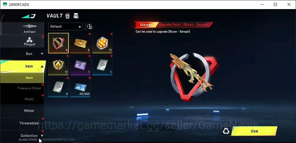Blood Strike Accounts Rare Skin ASIA|ULTRA MELEE Butterfly Knife|Ultra [AK47-Hellbound],Legendary 13