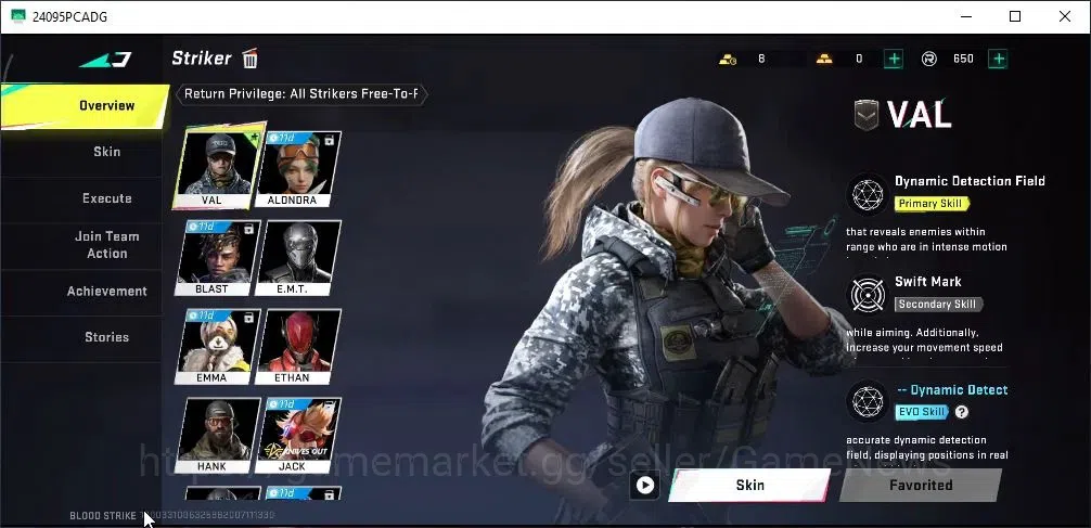 Blood Strike Accounts Rare Skin ASIA|ULTRA MELEE Butterfly Knife|Ultra [AK47-Hellbound],Legendary 3