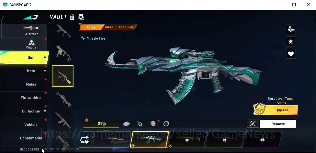 Blood Strike Accounts Rare Skin ASIA|ULTRA MELEE Butterfly Knife|Ultra [AK47-Hellbound],Legendary 6
