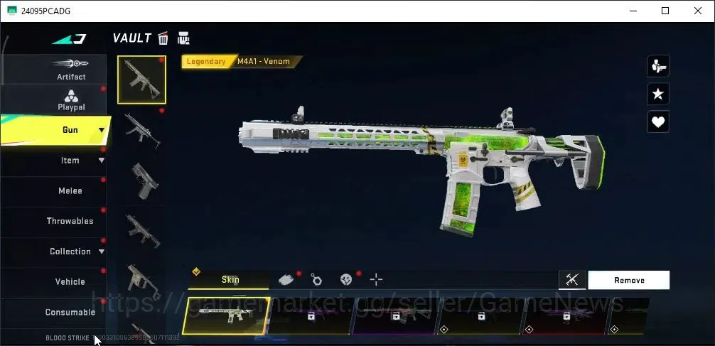 Blood Strike Accounts Rare Skin ASIA|ULTRA MELEE Butterfly Knife|Ultra [AK47-Hellbound],Legendary 7