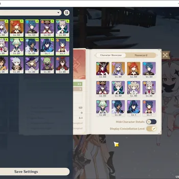 Genshin Impact Accounts Mid Game Asia|AR 33|2 Limited + 1 Standard|Mavuika,Chasca|Keqing|Low Quest & Map Explore|Male