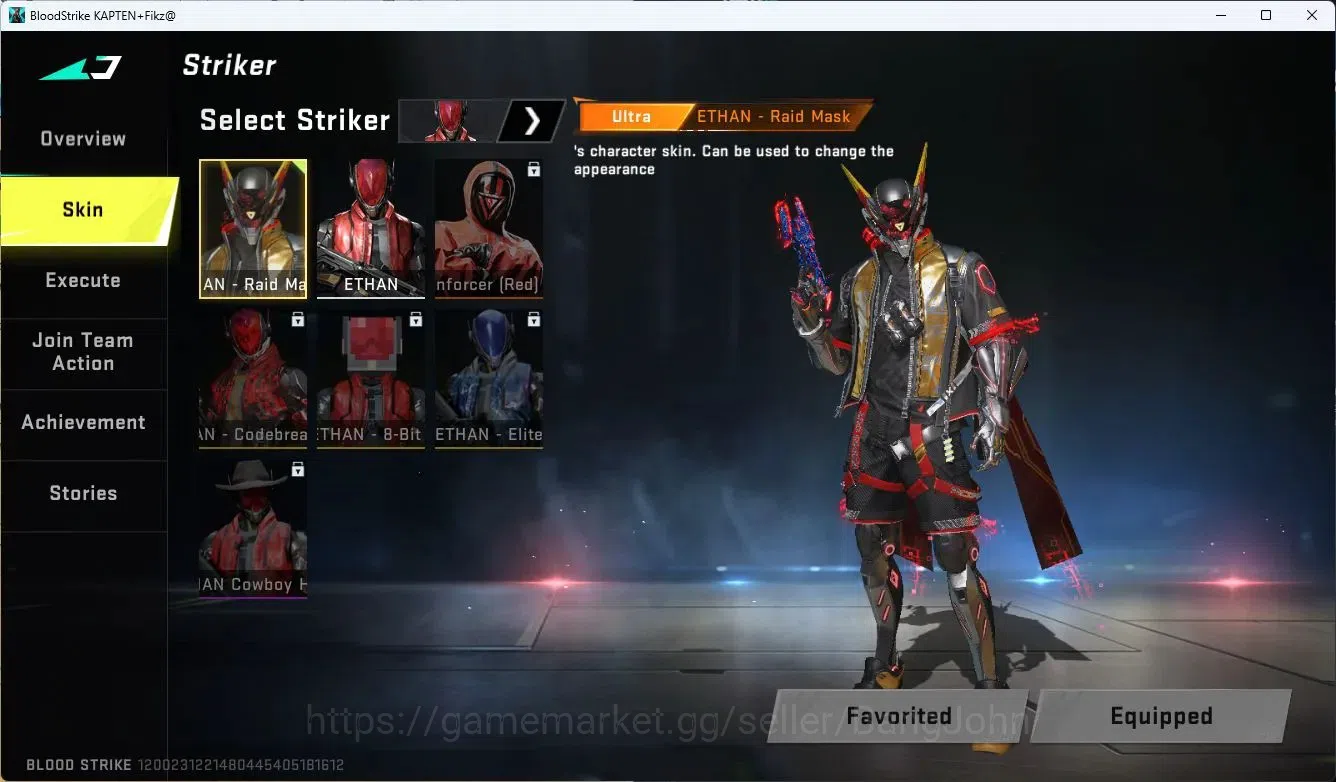 Blood Strike Accounts ASIA| Eternal D.Eagle-Scorpius | 2 7DS: Kar98k, QB image 2