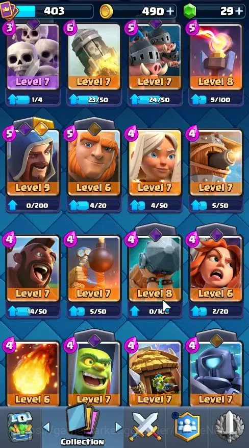 Clash Royale Accounts Lv 403|Trophy 3069|KTL 9|Card 50/121|1 Hero 3 EVO  image 15
