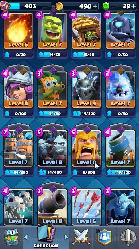 Clash Royale Accounts Lv 403|Trophy 3069|KTL 9|Card 50/121|1 Hero 3 EVO  image 16