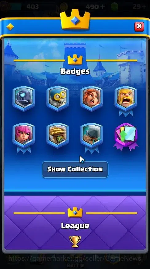 Clash Royale Accounts Lv 403|Trophy 3069|KTL 9|Card 50/121|1 Hero 3 EVO  image 4