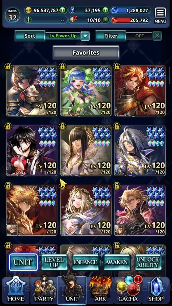 Last Cloudia Accounts Endgame GLOBAL|Rank 32|37k Crystal|22k Crimson Ore|Collab Brave Frontier & Tales of Series|17 1