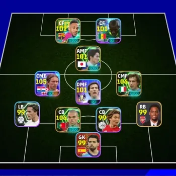 eFootball Accounts Legends & Iconic Players Android|Power 3128|5 Epic Andrea Pirlo,Pepe,Aubameyang,Ono Shinji|6 Show Time