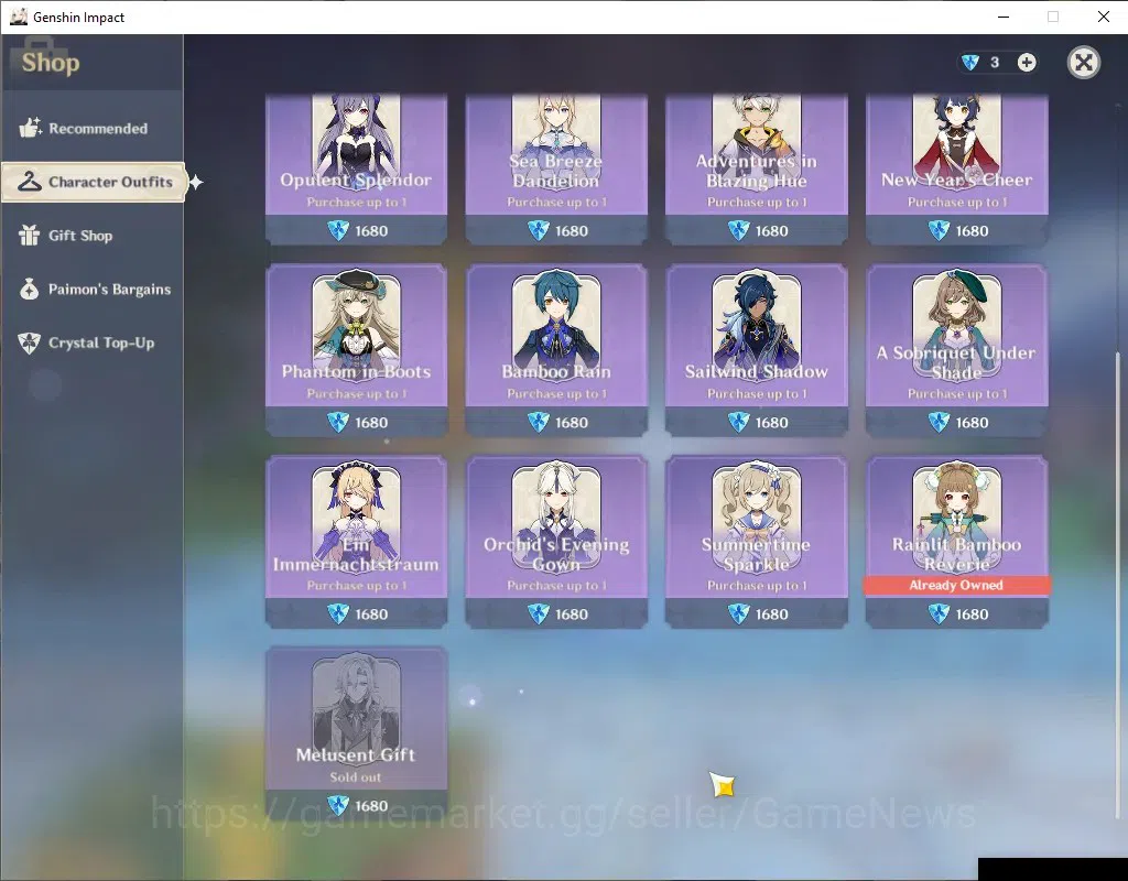 Genshin Impact Accounts ASIA|AR 58|PremTeam[Skirk,FurinaC2,Escoffier]+Sign image 19