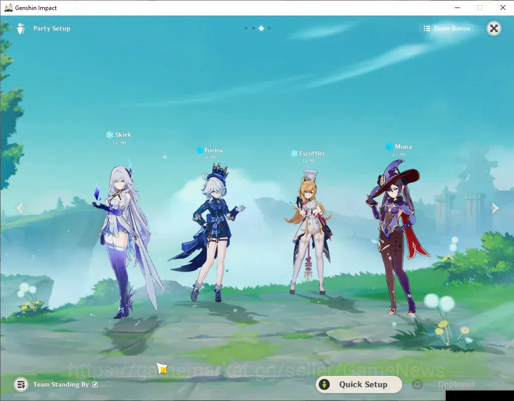Genshin Impact Accounts ASIA|AR 58|PremTeam[Skirk,FurinaC2,Escoffier]+Sign image 3