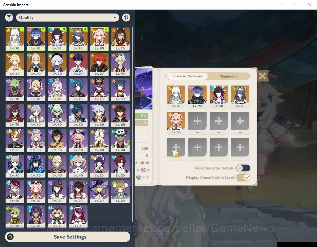 Genshin Impact Accounts ASIA|AR 56|7765 Primo|5 Limited + 5(*5Weapon)|Colu image 2