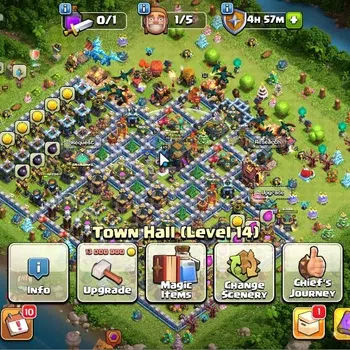 Clash of Clans Accounts High-End LV 181|TH 14-BH 10|Limited Skin|BK 68,AQ 68,MP 49,GW 56,RC 30|BM 22,BC 15|682 Gems|CN