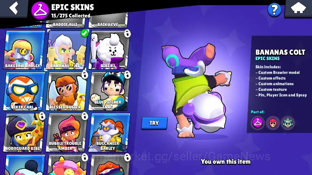 Brawl Stars Accounts 3291 Trophy|37 Brawler 5 Max |1 Legend (Void Amber image 17