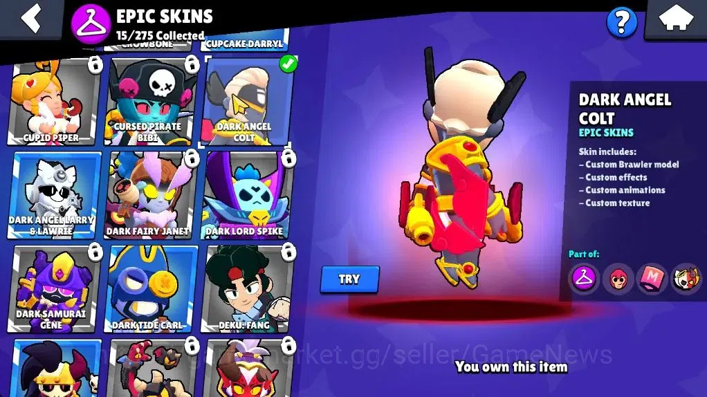 Brawl Stars Accounts 3291 Trophy|37 Brawler 5 Max |1 Legend (Void Amber image 19