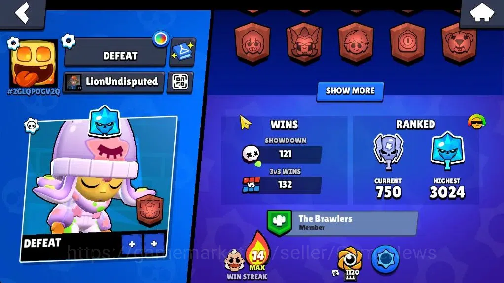 Brawl Stars Accounts 3291 Trophy|37 Brawler 5 Max |1 Legend (Void Amber image 3