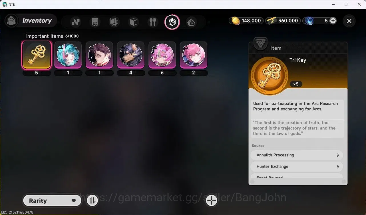Neverness to Everness Accounts SEA | Hunter Lv 3 | 2 S-Class (Hotori+Sign,Lacrimo image 13