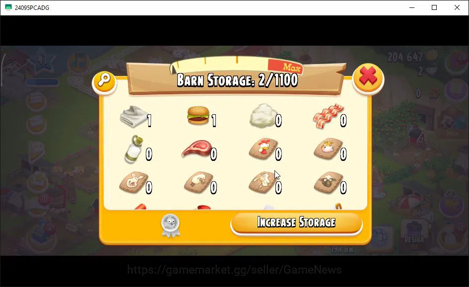 Hay Day Accounts Level 41 | Barn Storage 1100 + Silo Storage 625 |  image 13