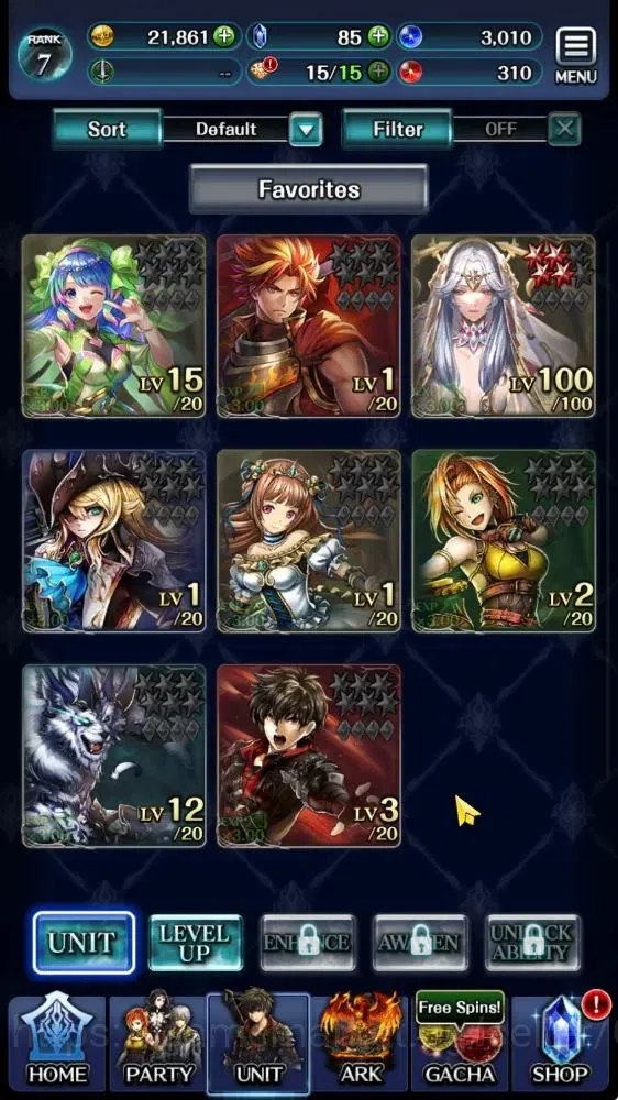 Last Cloudia Accounts Endgame GLOBAL|Rank 7|Collab Brave Frontier (Goddess Tilith,Fire God Vargas) Top Tier Unit (Goddess 1