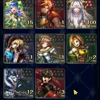 Last Cloudia Accounts Endgame GLOBAL|Rank 7|Collab Brave Frontier (Goddess Tilith,Fire God Vargas) Top Tier Unit (Goddess