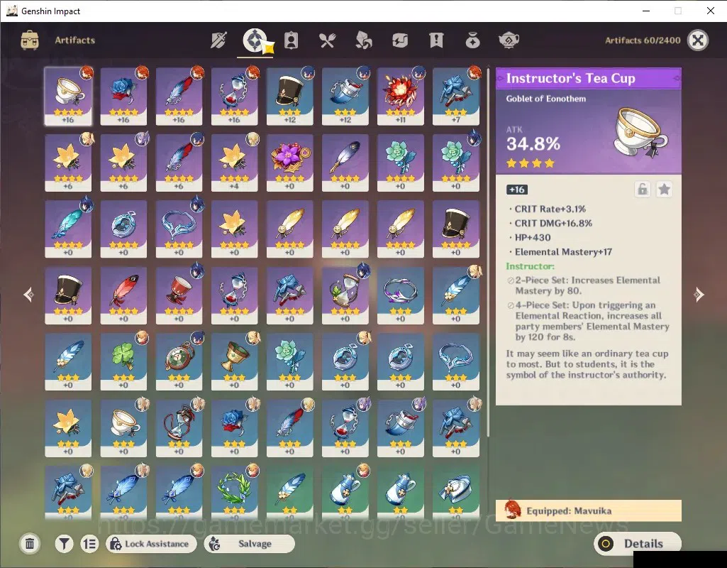 Genshin Impact Accounts ASIA | AR 27 | BD Unset | 1 Limited [Mavuika] + Ti image 4