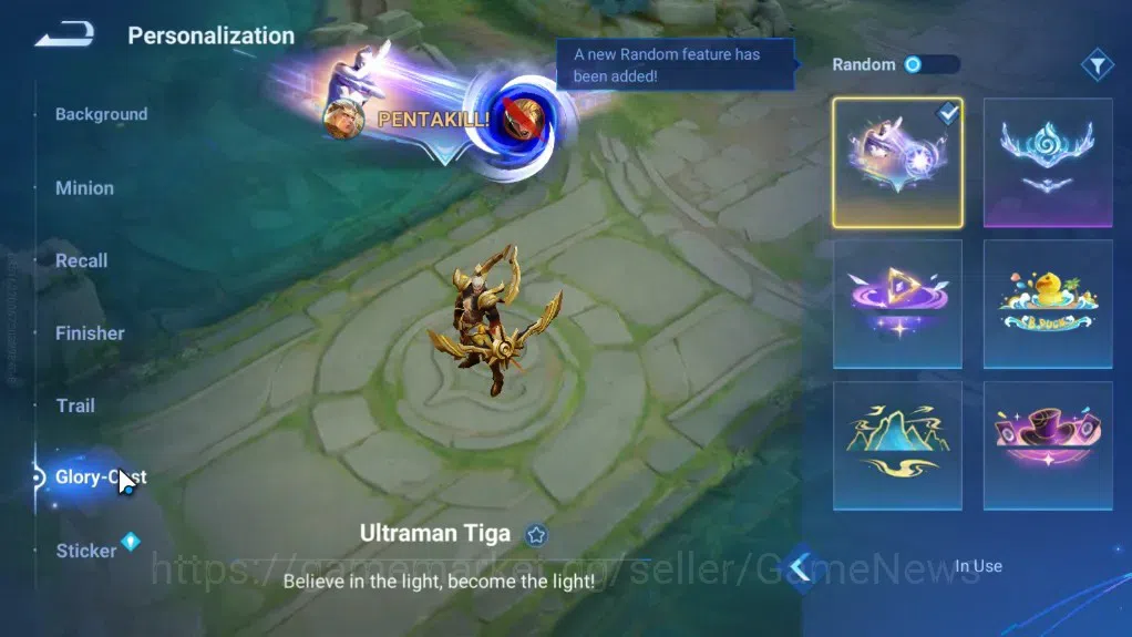 Honor of Kings Accounts Hero 112 Skin 203|Precious(Musashi,Feyd),Magic(Cir image 11