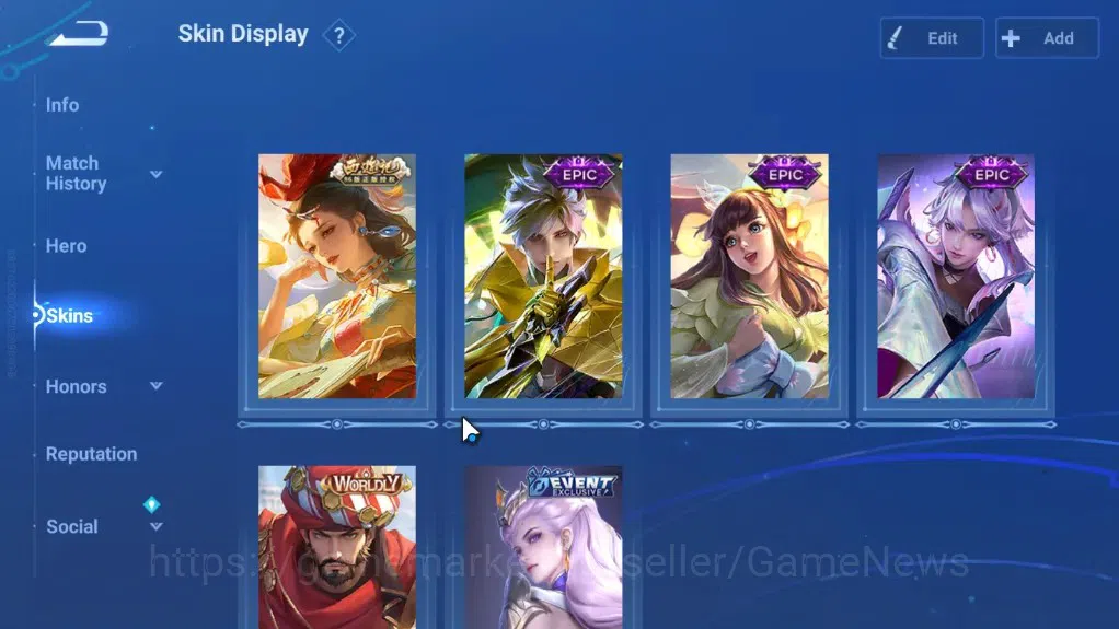 Honor of Kings Accounts Hero 112 Skin 203|Precious(Musashi,Feyd),Magic(Cir image 6