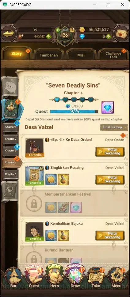 The Seven Deadly Sins: Grand Cross Accounts Endgame Global | 565,063k CC |2 LR|2 UR|LR Elizabeth 1/6|UR Menor 1/6,DKM 3