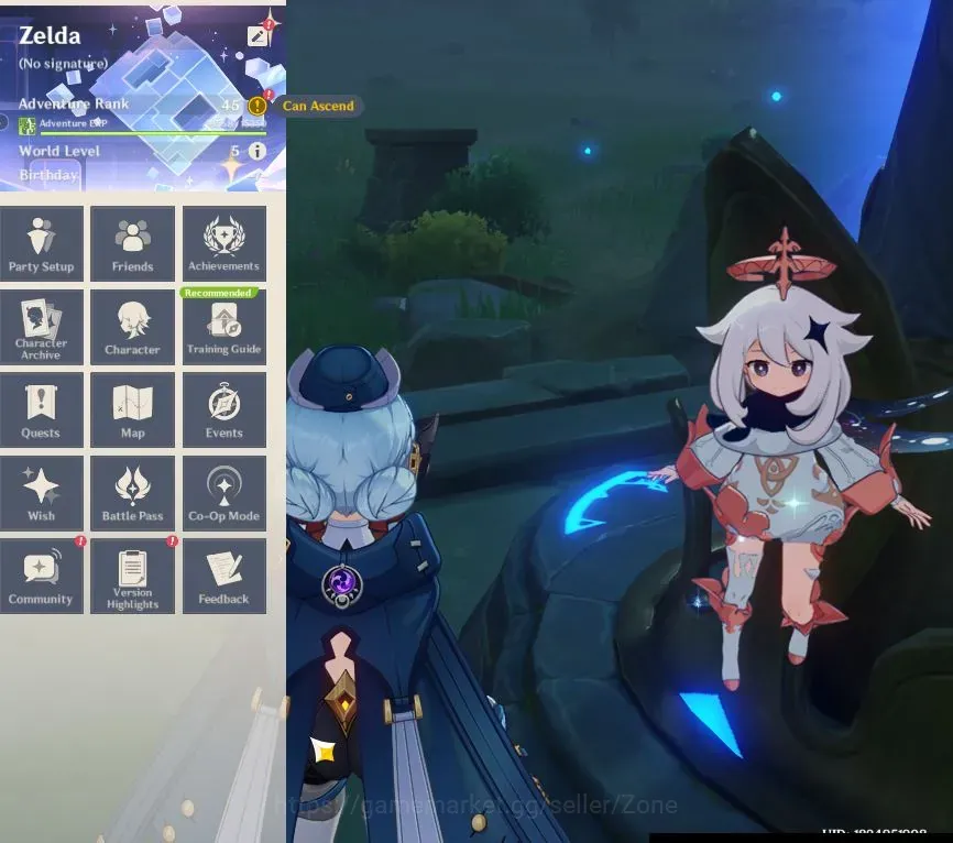 Genshin Impact Accounts Starter ASIA|Best Starter|AR 45|3 Limited (Odette+Sign,Ineffa,Mizuki),Diluc|Low Explore|Mc Male|Take 1