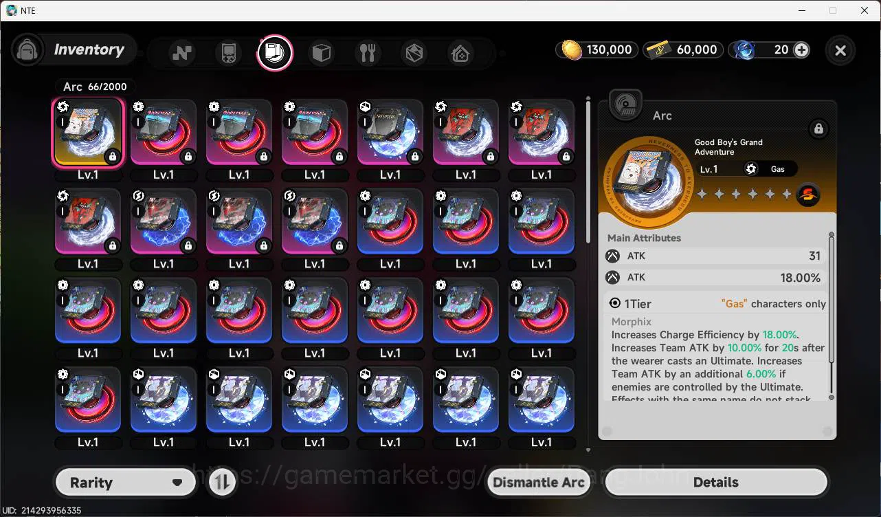 Neverness to Everness Accounts EU|Starter LVL 3, Nanally, 6 Char, MC female, + Am image 9