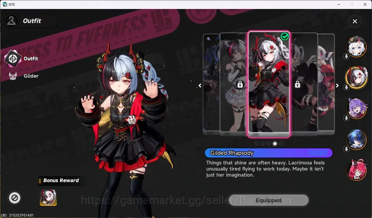 Neverness to Everness Accounts SEA| Hunter Lv 26 | 6 S-Class (Lacrimosa+Sign&Outf image 3