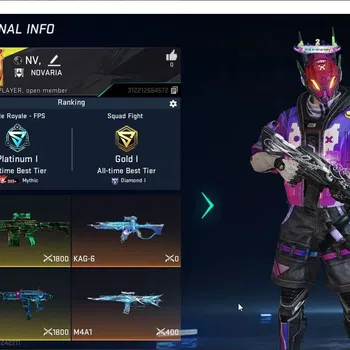 Blood Strike Accounts Collab Skin Asia|Eternal Deagle-Scorpius|4 Collab Guns(7DS/TR)|Limited Origin-12|3 Ultra & 10 Legend