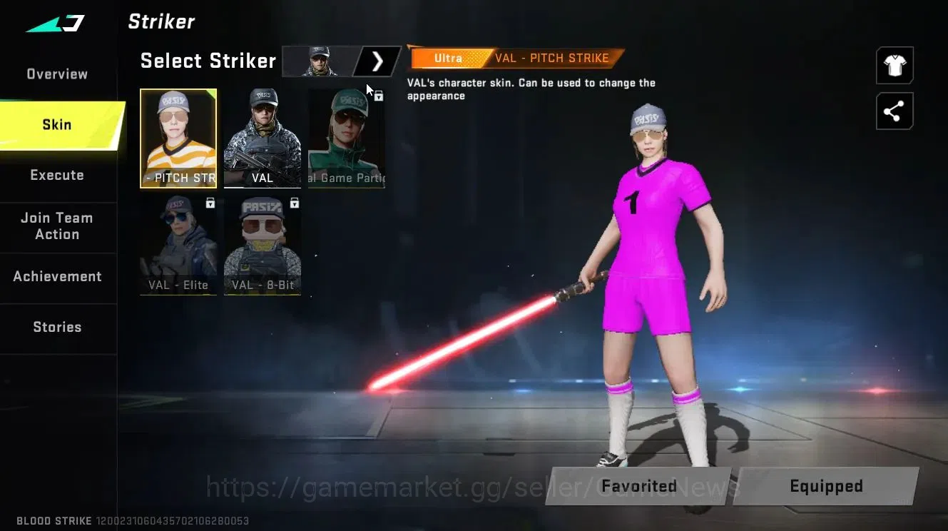Blood Strike Accounts ASIA|ULTRA [MELEE Lightblade-Dark Force,VAL-PITCH  image 3