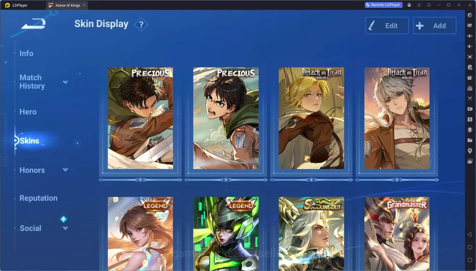 Honor of Kings Accounts Global| 112H 116S | 4 AOT [Eren, Levi, Mayene, Hei image 4