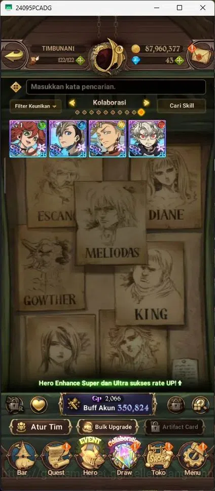The Seven Deadly Sins: Grand Cross Accounts Global | 350,824k CC |1 LR|1 UR|LR Elizabeth 1/6|U image 4
