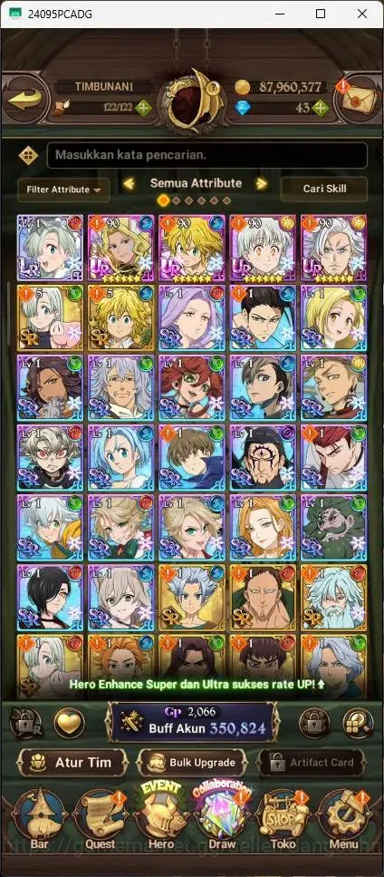 The Seven Deadly Sins: Grand Cross Accounts Global | 350,824k CC |1 LR|1 UR|LR Elizabeth 1/6|U image 5