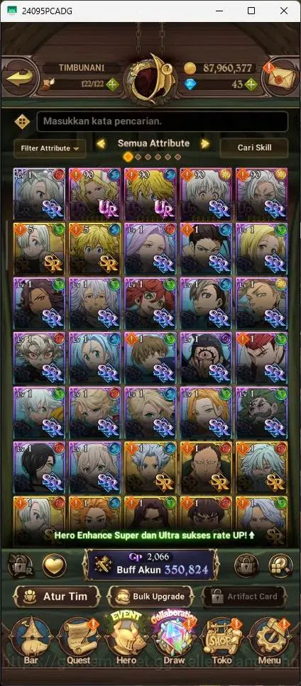 The Seven Deadly Sins: Grand Cross Accounts Global | 350,824k CC |1 LR|1 UR|LR Elizabeth 1/6|U image 6