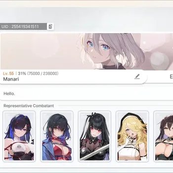 Chaos Zero Nightmare Accounts ASIA|Lv.55|13 SSR [(Chizuru EM2)+Sign,Sereniel,Mei Lin EM2,Renoa EM2,Haru EM2,Narja