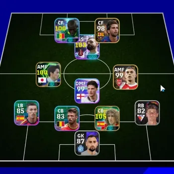 eFootball Accounts Legends & Iconic Players Android|Power 2920|2 Epic Carles Puyol,Ono Shinji|6 Show Time Mohamed