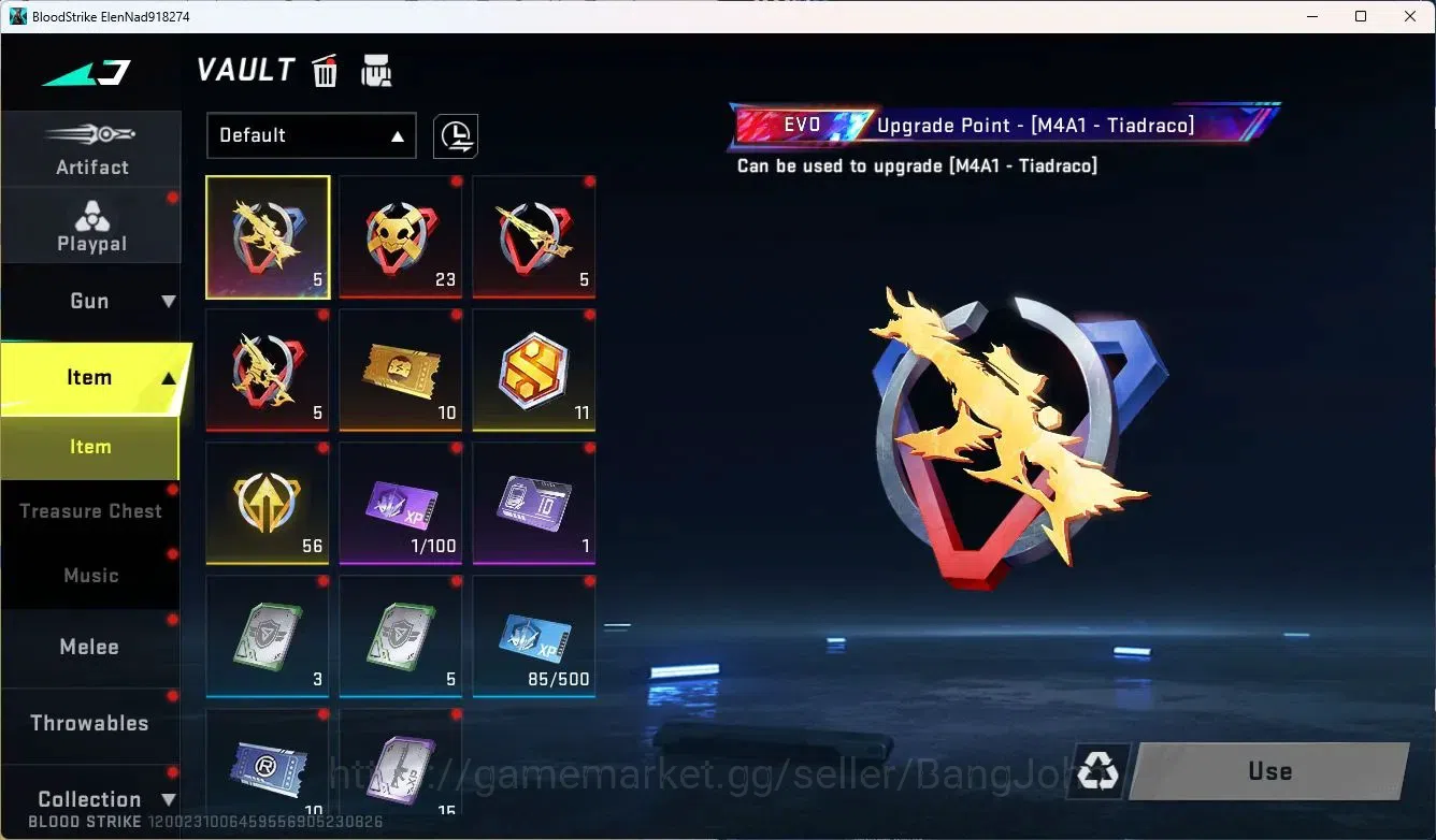 Blood Strike Accounts ASIA | Legendary M4A1 Venom, Origin-12 Lava | Skin image 4