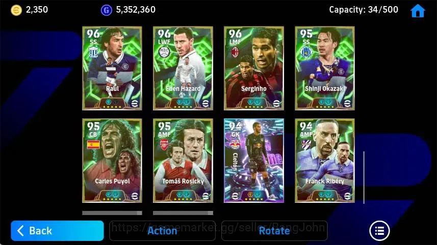 eFootball Accounts Mobile|PW 3205|Lionel Messi BigT'07,Frank Rijkaard image 6