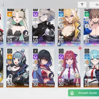 Chaos Zero Nightmare Accounts Global|Lv 47|6 SSR(Olga,[Arabella+Sign],Yuki,MagnaM2,Renoa,Hugo)+11 SR