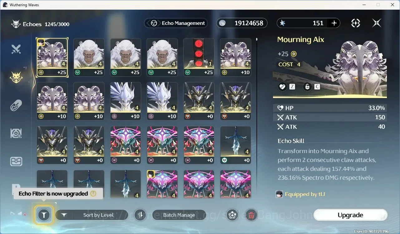Wuthering Waves Accounts Starter SEA|UL 49|Rank 5| 2 Char Limited[Yangyang:Xuanling Rc5]+Sign,Rebecca|Mc Male| TakeMail 18