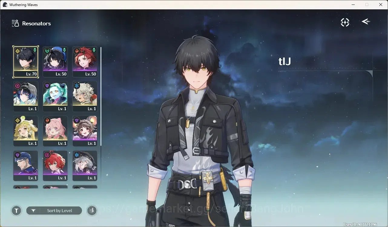 Wuthering Waves Accounts Starter SEA|UL 49|Rank 5| 2 Char Limited[Yangyang:Xuanling Rc5]+Sign,Rebecca|Mc Male| TakeMail 2
