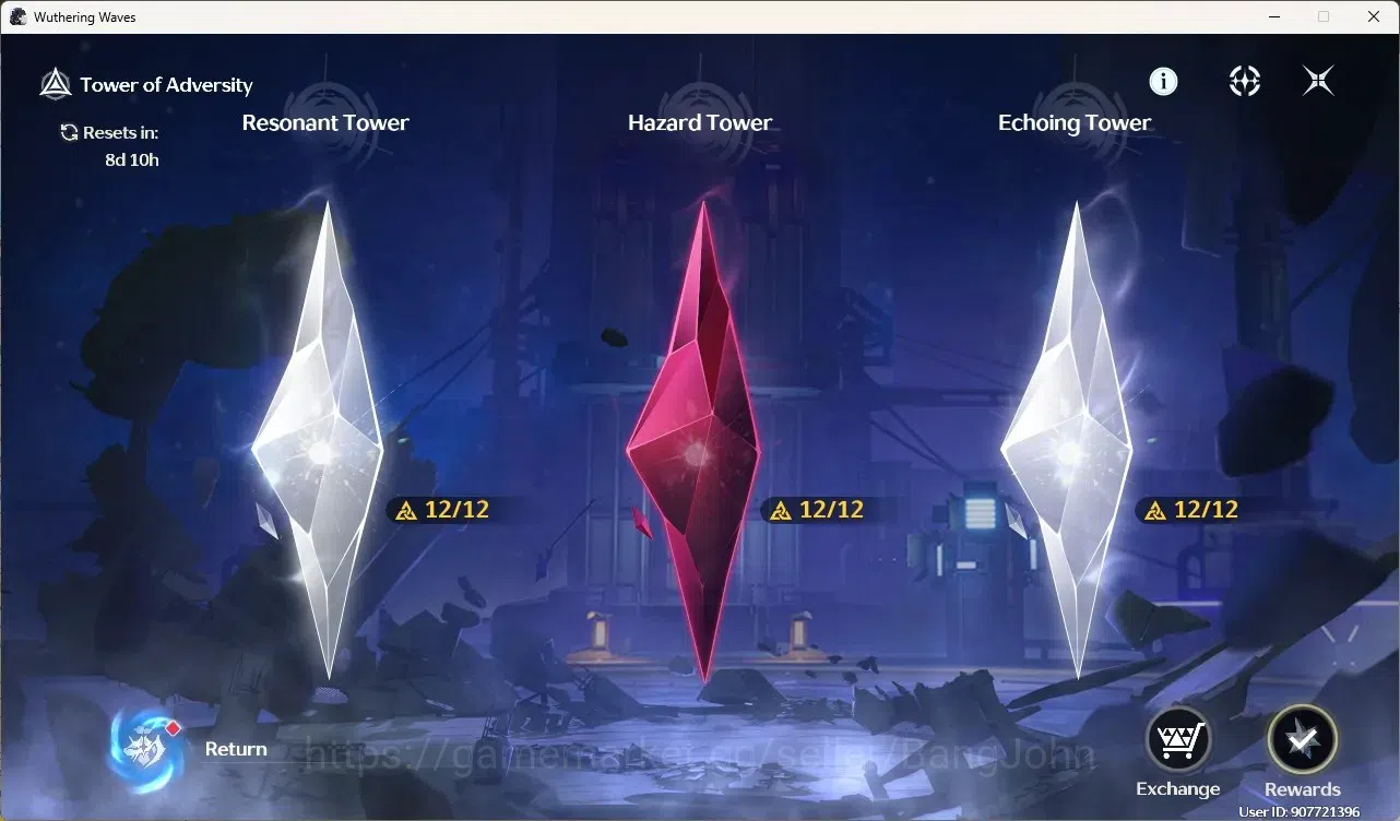 Wuthering Waves Accounts Starter SEA|UL 49|Rank 5| 2 Char Limited[Yangyang:Xuanling Rc5]+Sign,Rebecca|Mc Male| TakeMail 4