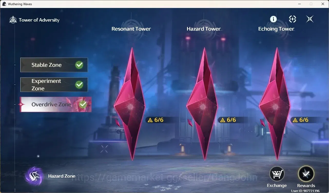 Wuthering Waves Accounts Starter SEA|UL 49|Rank 5| 2 Char Limited[Yangyang:Xuanling Rc5]+Sign,Rebecca|Mc Male| TakeMail 5