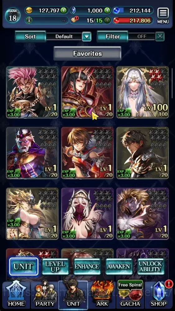 Last Cloudia Accounts GLOBAL|Rank 18|Top Tier Unit|A Roland,KOG Mauna,SM image 1