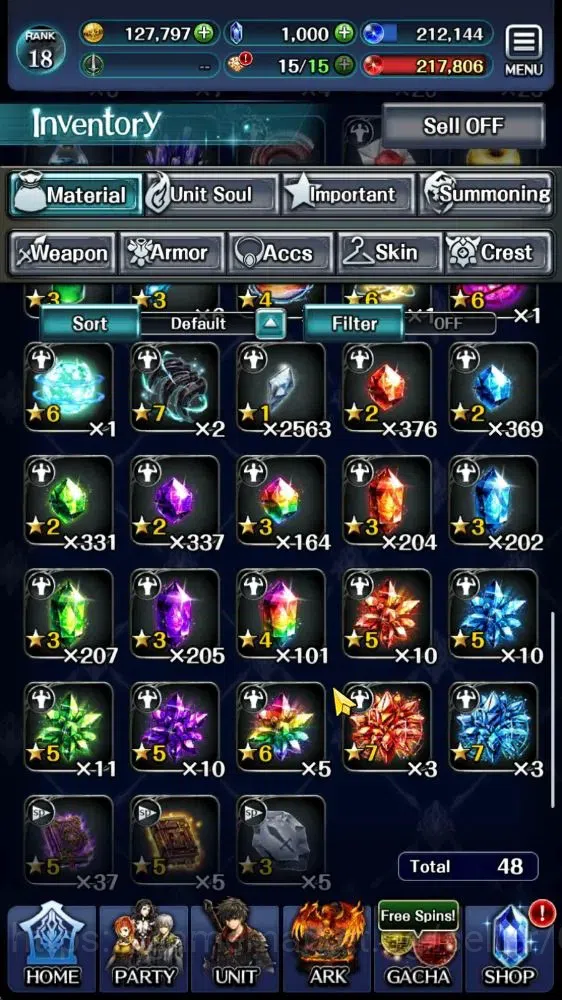 Last Cloudia Accounts GLOBAL|Rank 18|Top Tier Unit|A Roland,KOG Mauna,SM image 11